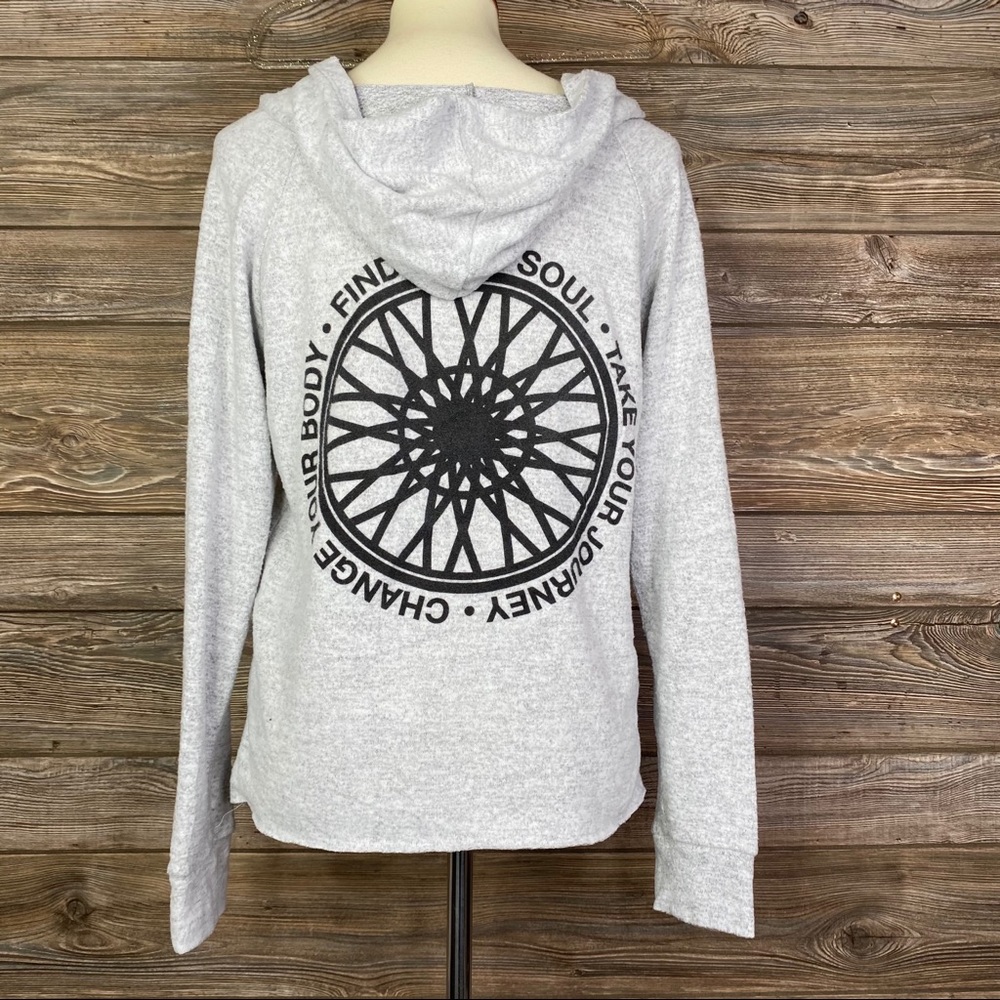 Soulcycle v-neck Terry hoodie